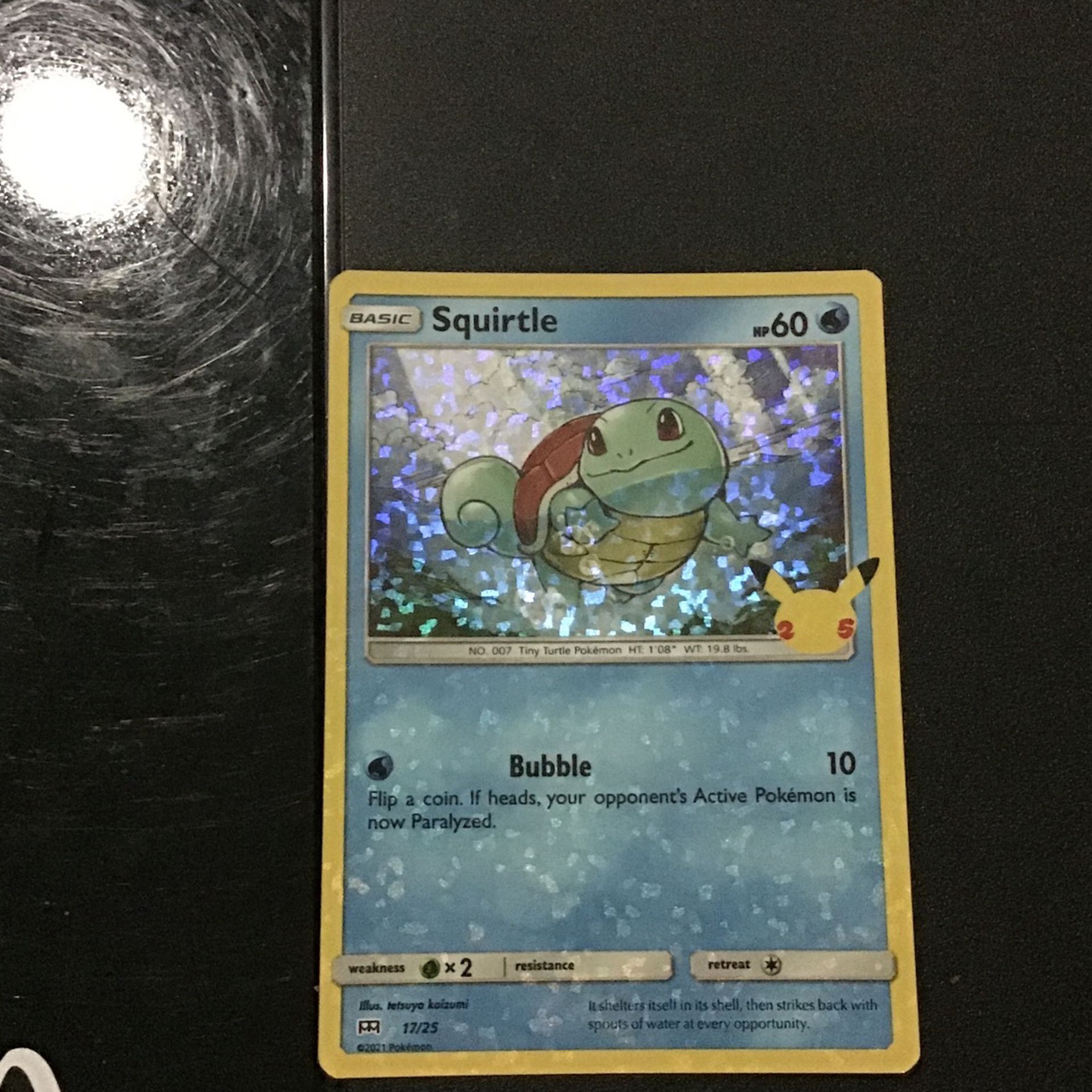 Mc Donald’s 2021 Holo Squirtle Pokémon Card