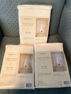 3 New sets Curtains-$45 Firm,No Holds,Comment Only if Ready to Buy