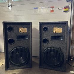Acoustic Reference Studio Monitor 1203 Speakers (good Condition) Work