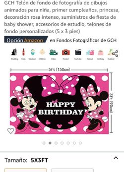 Minnie Back Drop