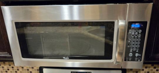 Whirlpool Overhead Microwave (Stainless Steel)