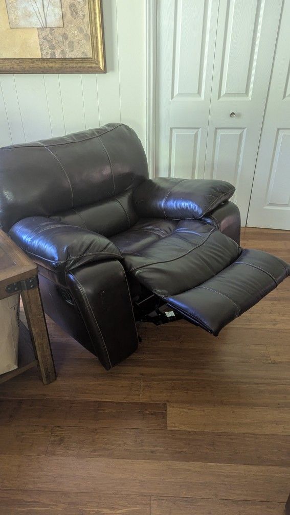 leather recliner