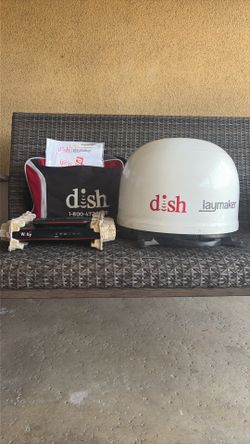 Dish satellite with Wally receiver pay as you.great for camping