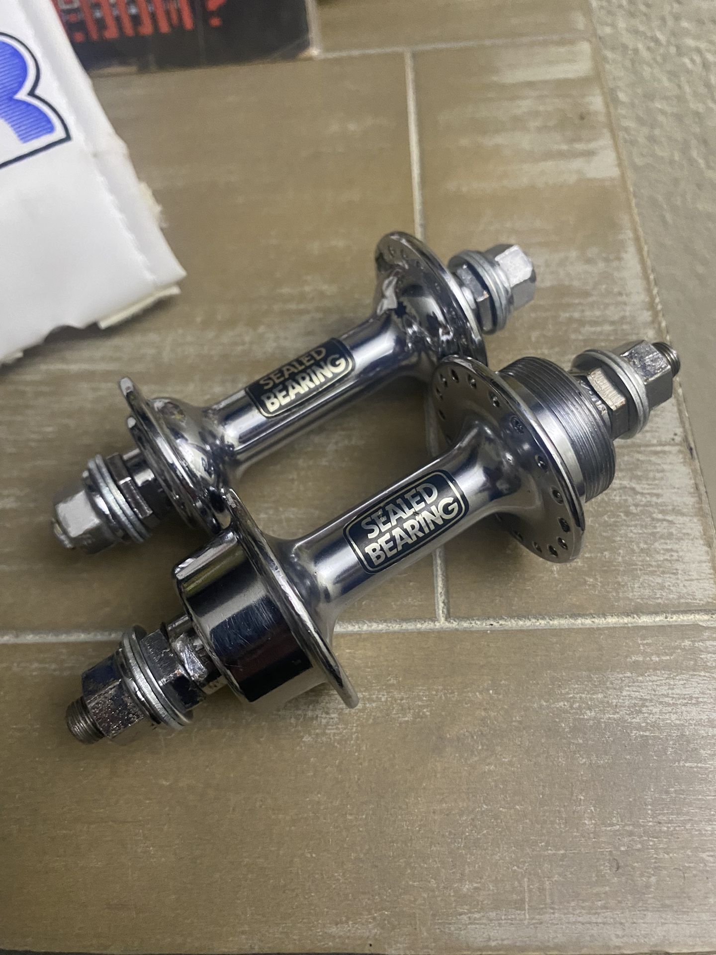 Suzue Sealed Hubs Polished 80s Bmx