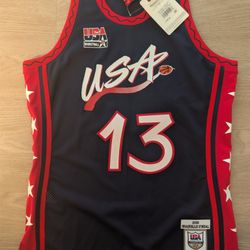1996 USA Shaq Jersey Size Large