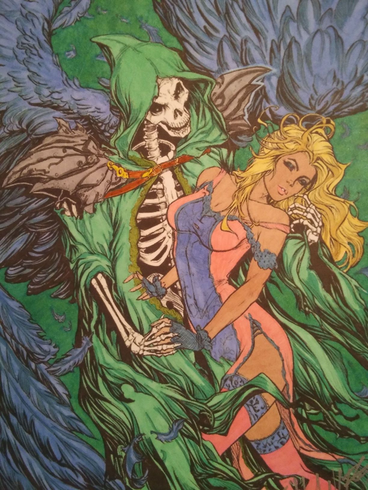 Date With Death Art Print