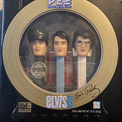 2007 Pez Elvis Collectibles 3 Pez Figure Lot w/CD LIMITED EDITION ONLY 400,000 Made! 