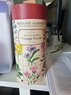 Cavallini & Co. Botanic Garden Vintage Puzzle 1000 Pieces