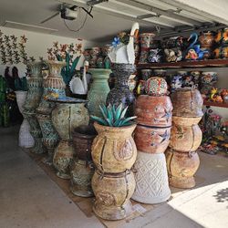 Father's Day Is Here!  Clay Pots, Talavera Pots, Yard Art, Spinners, Wall Decoration and More!