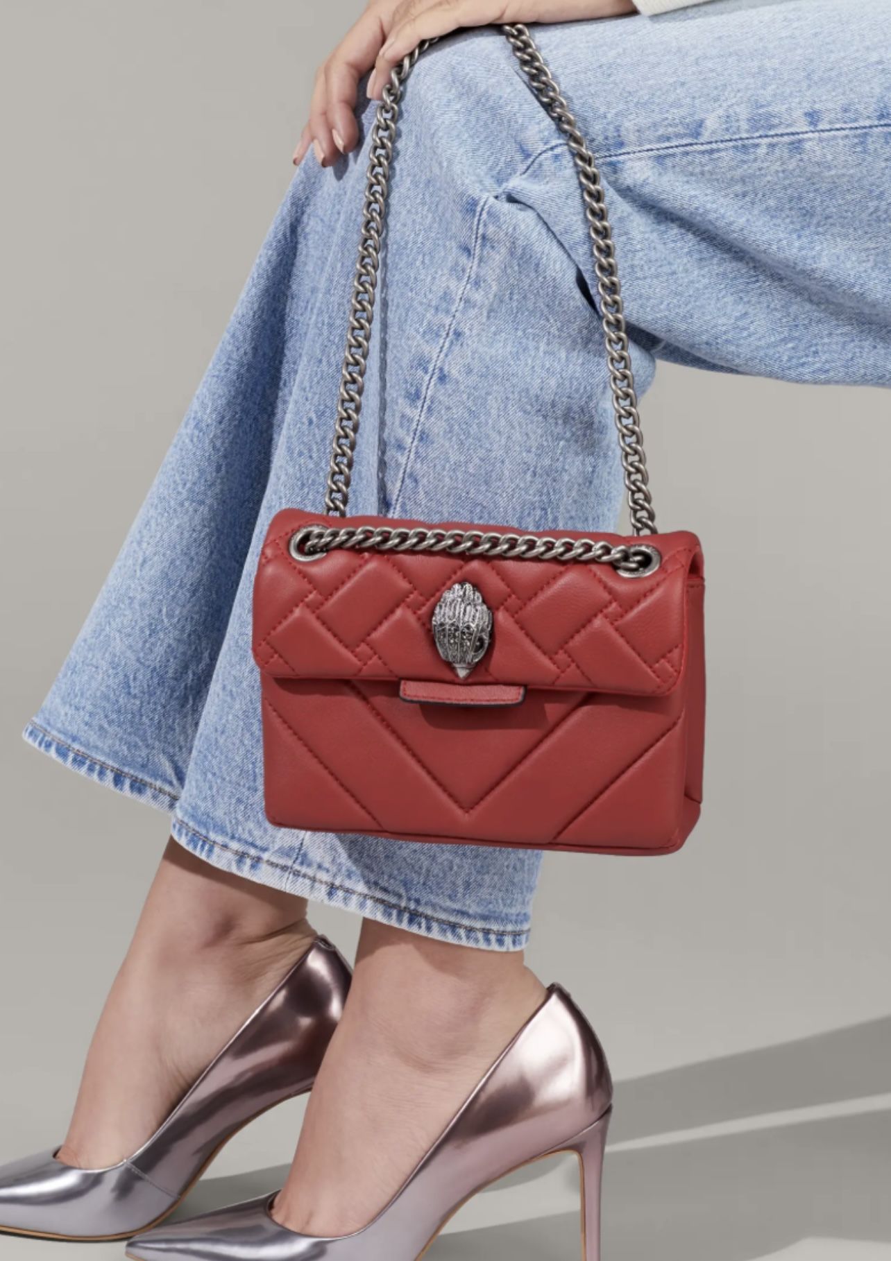Kurt Geiger mini red bag