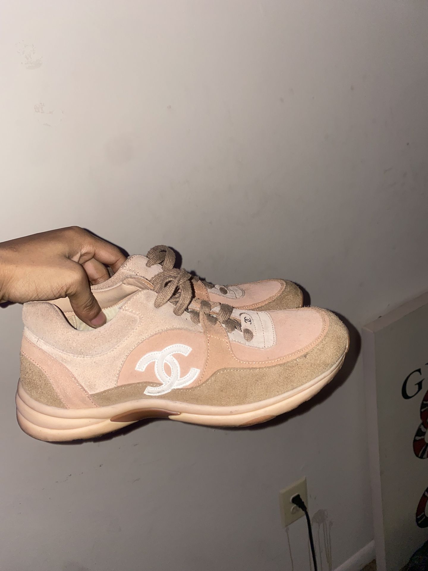 Chanel Leather Trainers Size 40