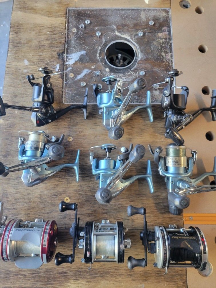 Left Hand Retrieve Fishing Reels