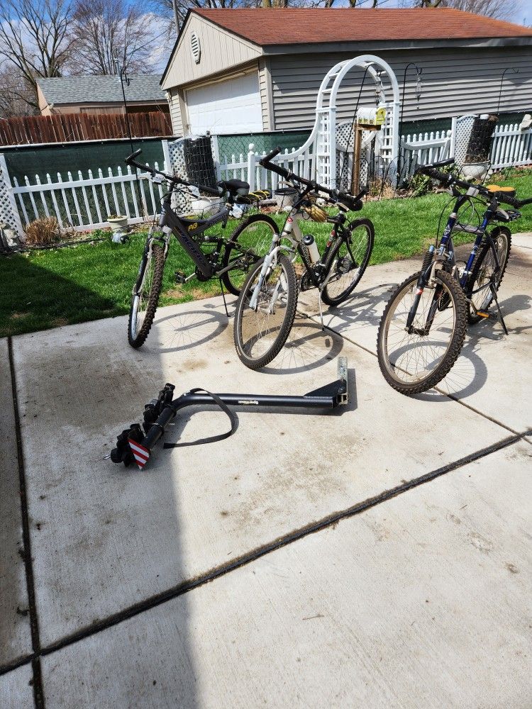 Bicycles, with carrier and lock REDUCED $225.00 Or best offer