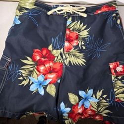 Caribbean Joe Men's Large Swimwear.  Multi-Color Swimwear. Size L