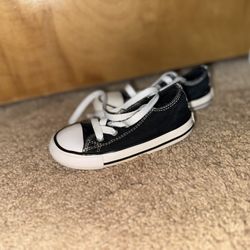 Toddler Black Converse 8c