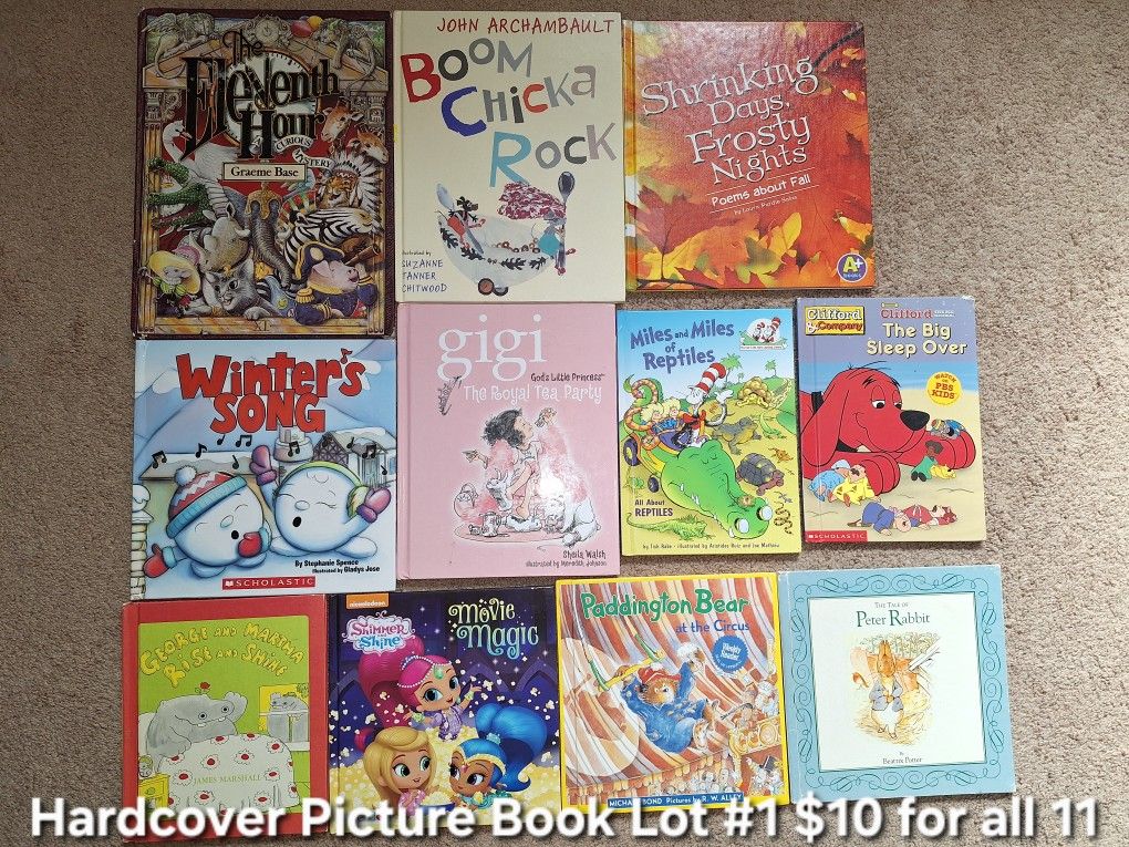 Hardcover Picture Books Lot #1