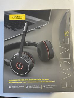 Jabra Evolved 75 Active Noise Cancelling Headphones