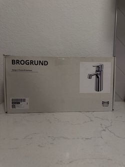 IKEA BROGRUND Chrome Bathroom Faucet