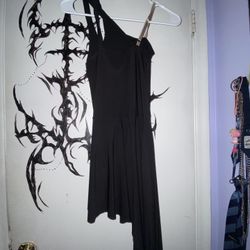 Black Leotard Dress