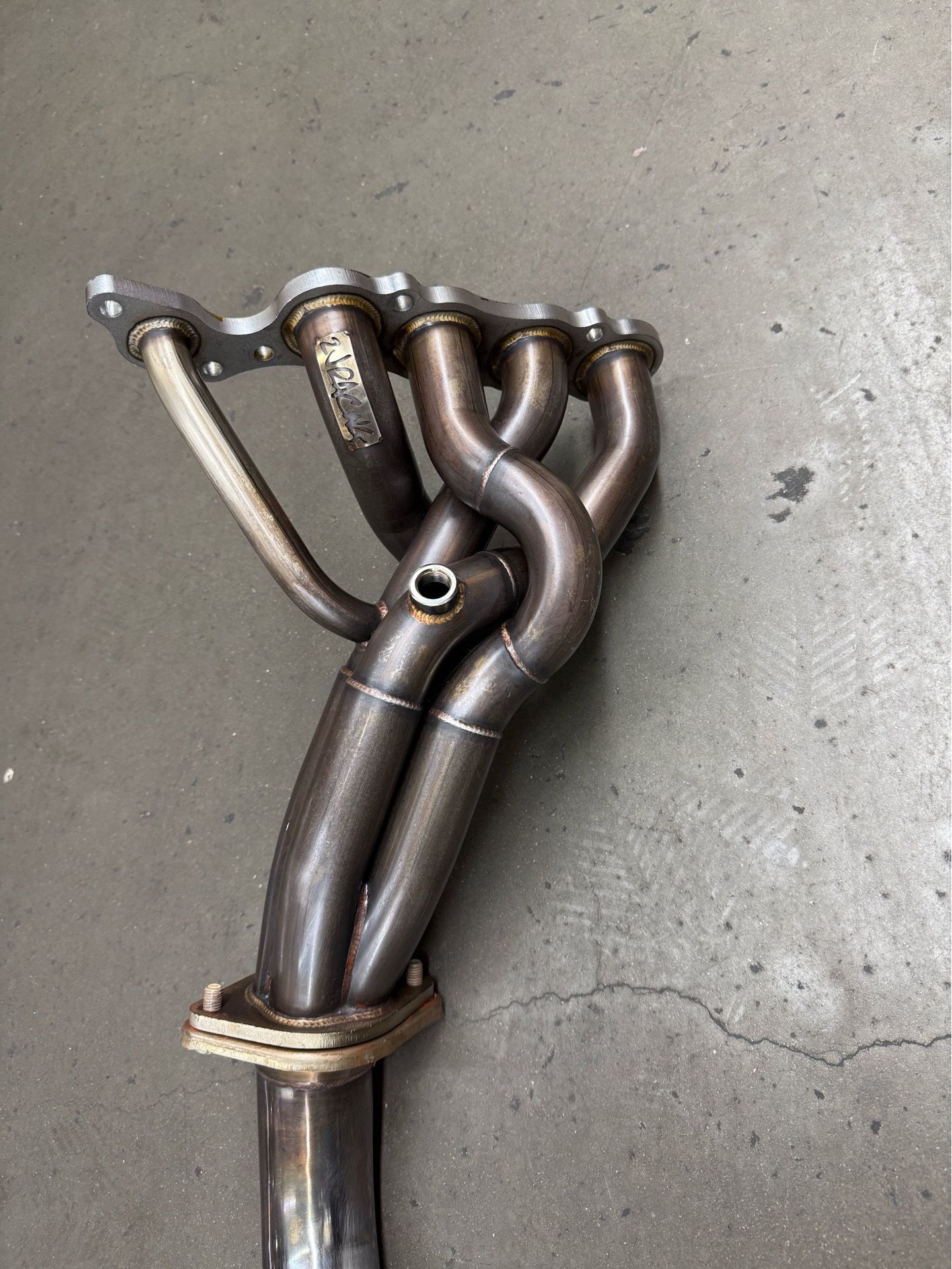 2J Racing stainless header with gaskets for 2019+ Toyota Corolla