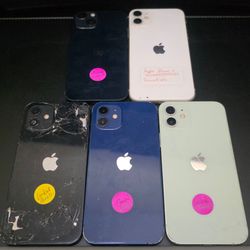 5x Apple iPhone Lot for Parts or Repair - (As-Is / Locked / Broken)