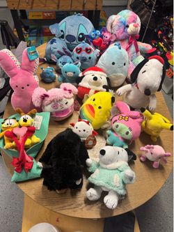 new plush toys/ Nuevos con etiqueta nunca usados.