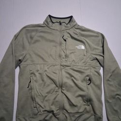 Pre Owned Mens The North Face Sweater Color Olive Green Size M