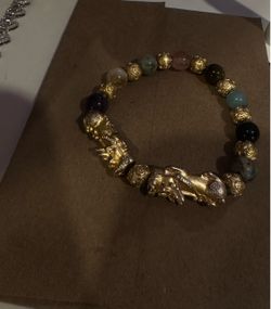 Surya Pixiu Multi Fortune Gemstone Bracelet