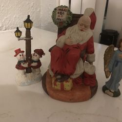 Collectible Christmas statues