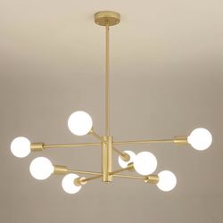 ✨🔥 NEW Gold Sputnik Chandelier 8-Light – MODERN LUXURY – $39.99 TODAY 🔥✨