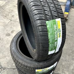 195/50/15 New Tires Set Of 4 Tbb Installed And Balanced Set De 4 Llantas Nuevas Instaladas Y Balanceadas