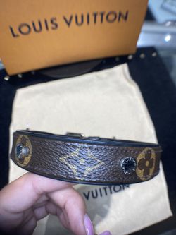 Louis Vuitton Leather Bracelet Heartbeat