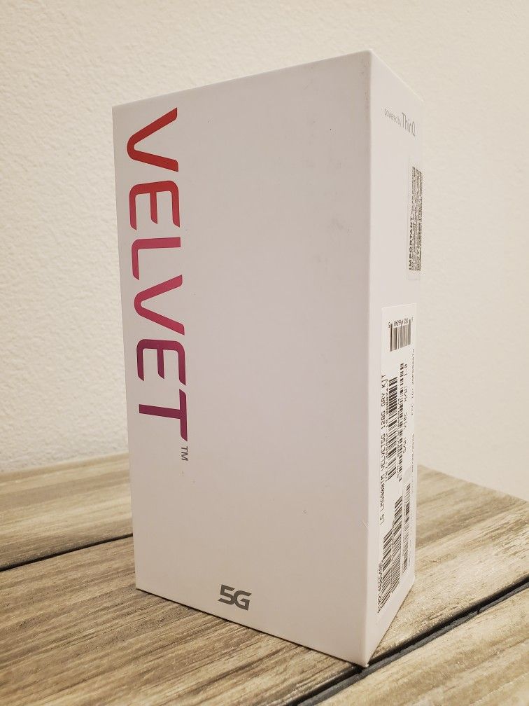 BRAND NEW. Sealed in box. LG Velvet 5G Phone in Gray. T-Mobile