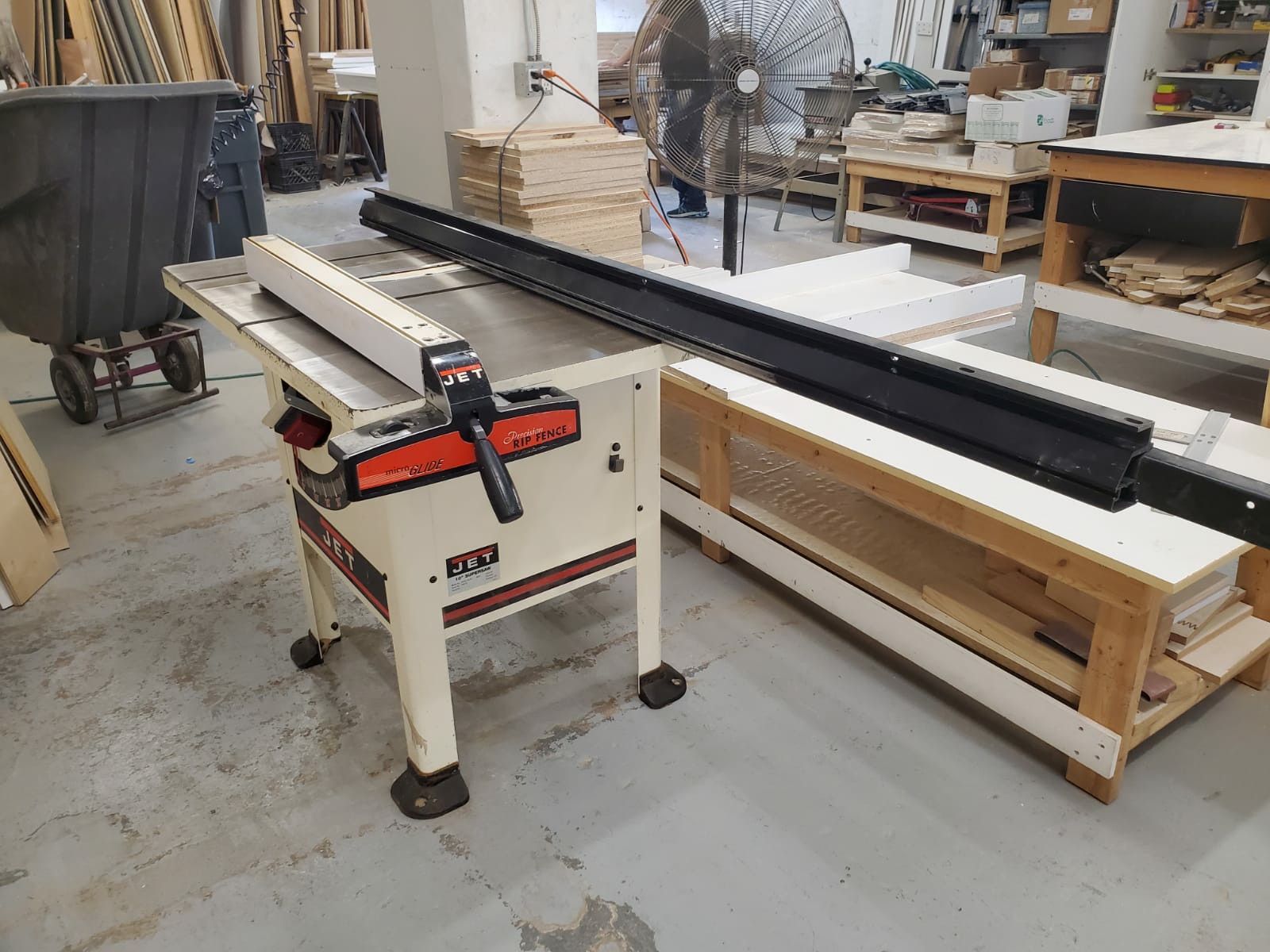 Table Saw Jet JWSS_10LFR Micro glide precision rip fence for Sale in