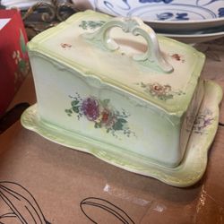 Antique Cheese Dish 