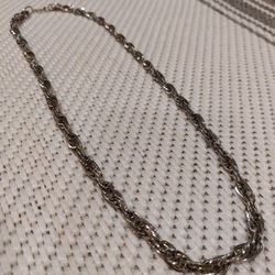 Beautiful Men's Stainless Rope Chain 24 Inch! Never Worn!