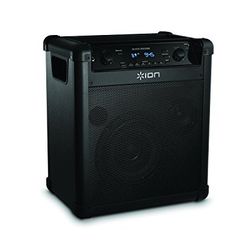 ON Audio Block Rocker (iPA76A) | Portable Bluetooth Speaker with Mic, Radio, and Wheels & Handle for Transport 