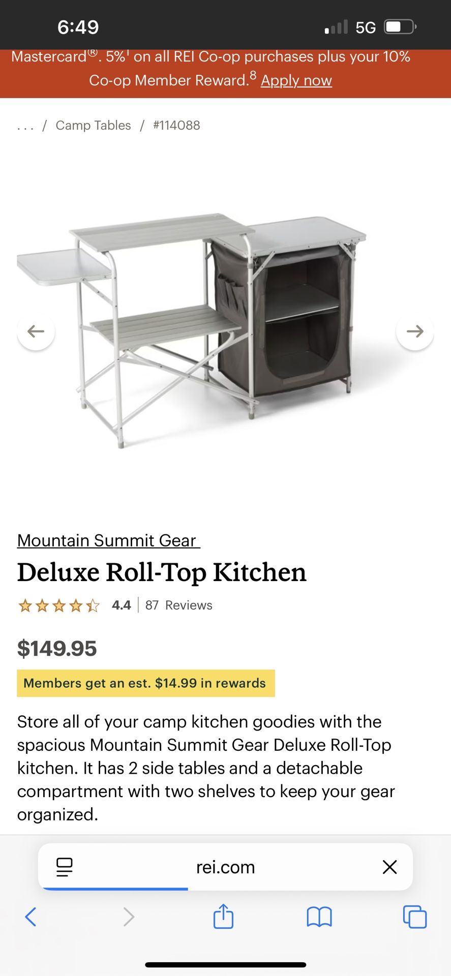 Roll-top Kitchen