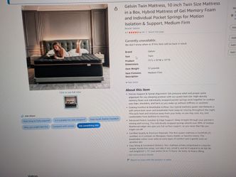 Twin mattress