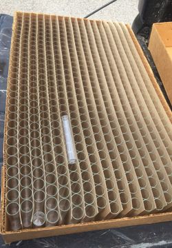 Glass vials or test tubes