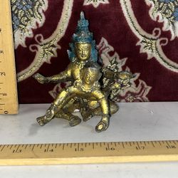 Chinese Bronze Erotic Sculptures 