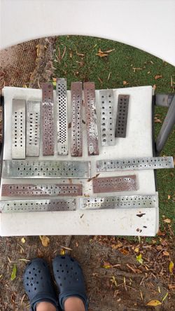14-Piece Jewelry Wire Drawplate Lot - Assorted Shapes (Round, Square, Triangle, Oval)