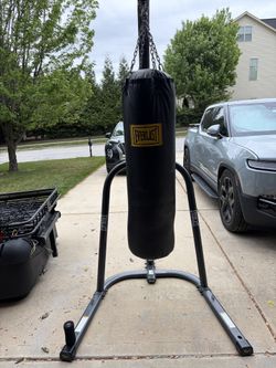 Everlast Heavy Bag Stand With Speed Bag