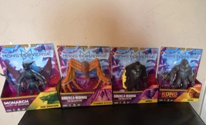 Limited edition GodzillaXKong Action figures