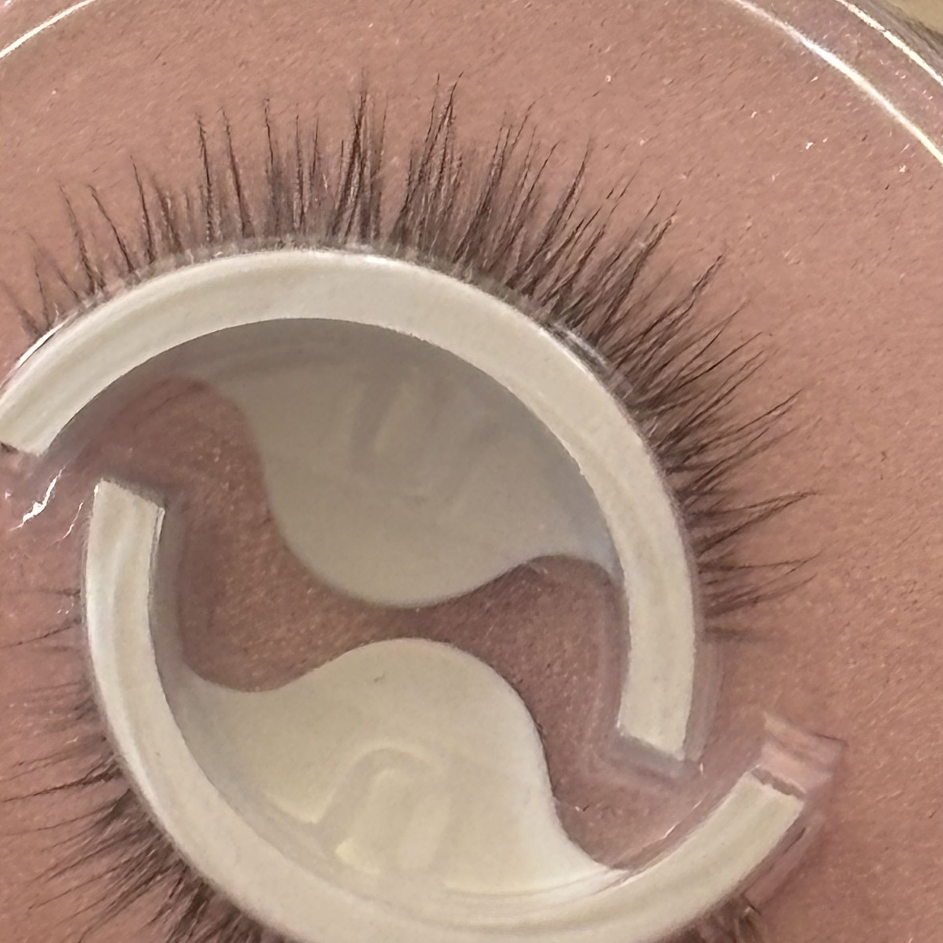 AAA. Self Adhesive False Eyelashes Lightweight Natural Reusable With Case