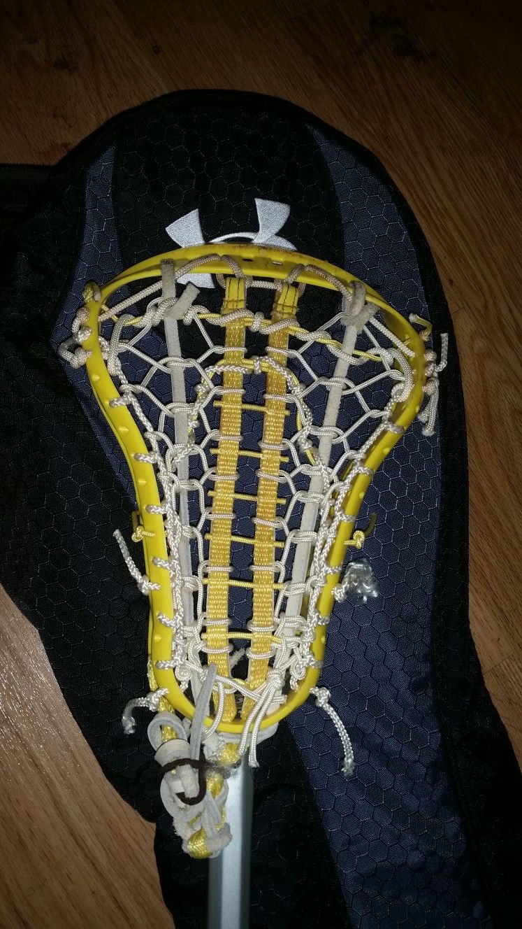Women's lacrosse stick and under armor bag