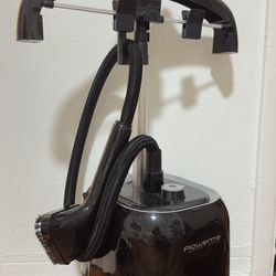 Rowenta Expert Style Steam Iron Vertical Steaming Corded Black with Hanger