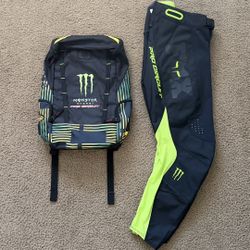 FOX RACING 360 MONSTER PANTS & BACKPACK