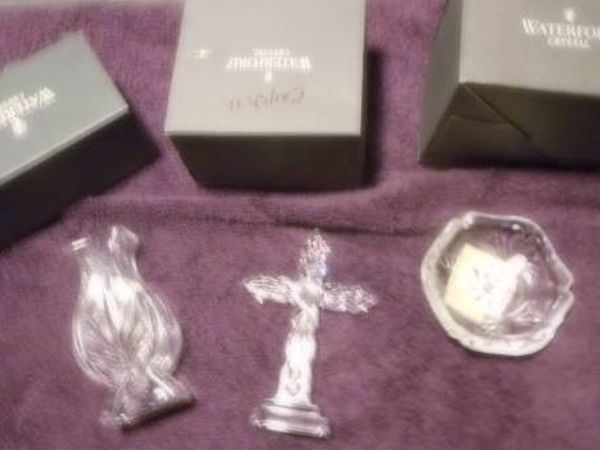 3 PIECES WATERFORD CRYSTAL

