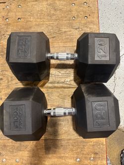 120Lbs dumbbells